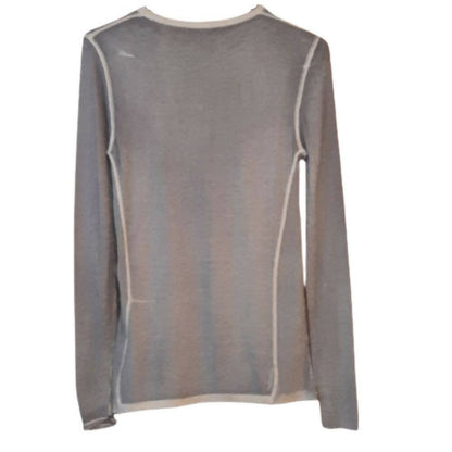Kokun Overdyed Fitted Cashmere Crew Neck - Silver