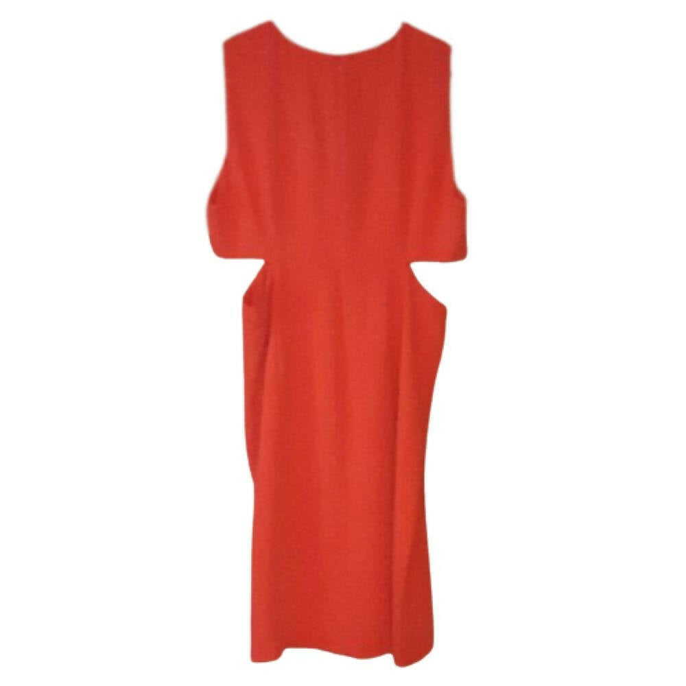 Trina Turk Side Cutout Sleeveless Mini Dress - /Orange