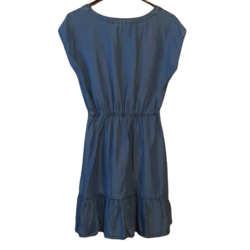 BB Dakota Chambray Wrap Dress - /Blue