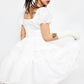 Lace Flower Ruffle Mini Dress