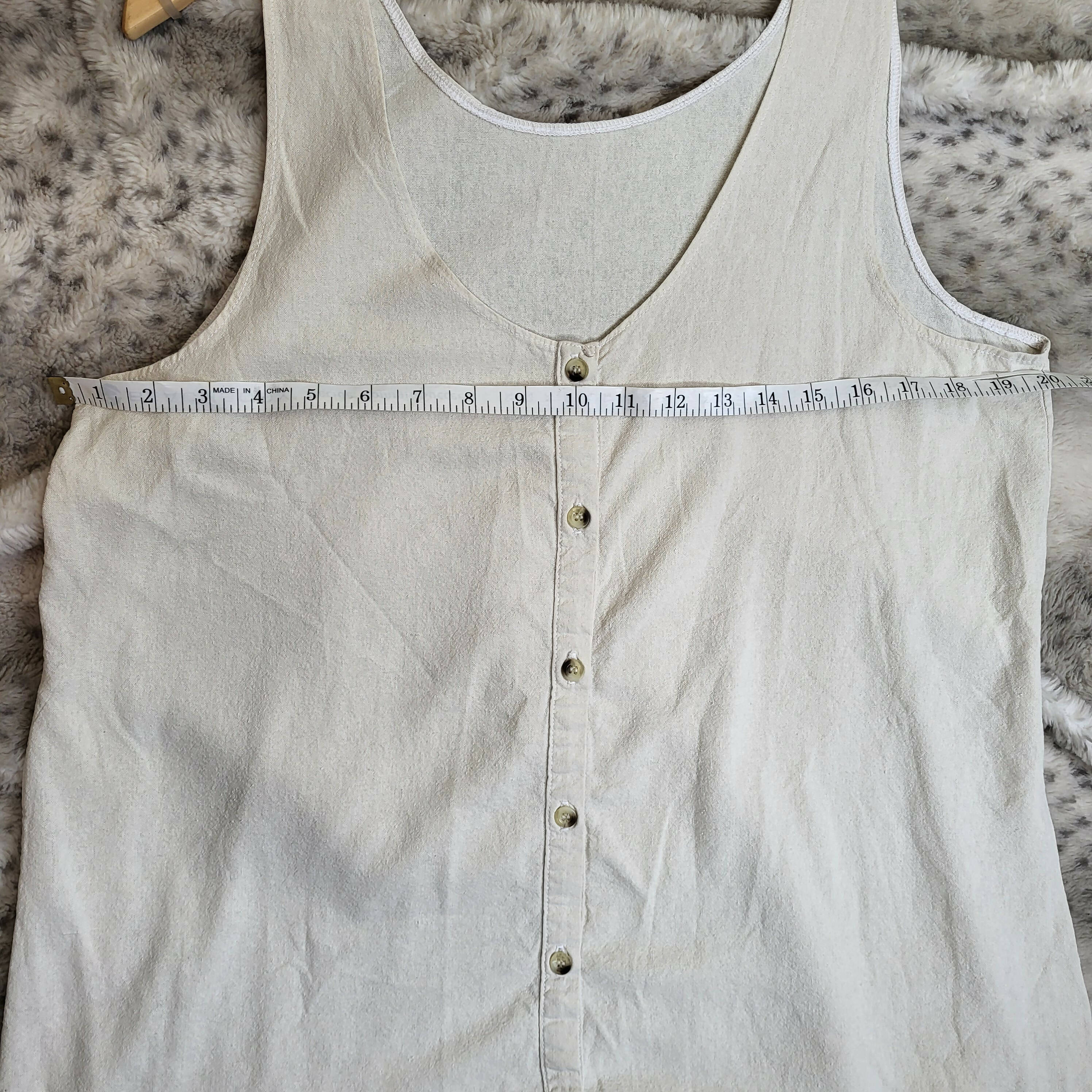 LACAUSA Upcycled Sleeveless Raw Hem Silk Tunic - /White