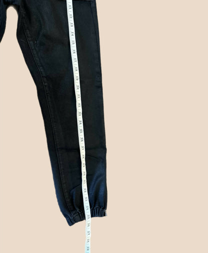 Paige Mayslie Luxe Coated Jogger - /Black