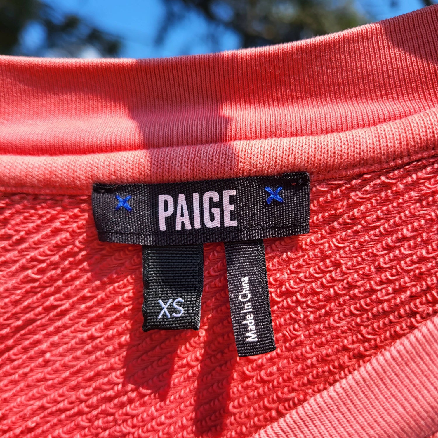 Paige Long Sleeve Panelo Sweatshirt - /Pink - XS