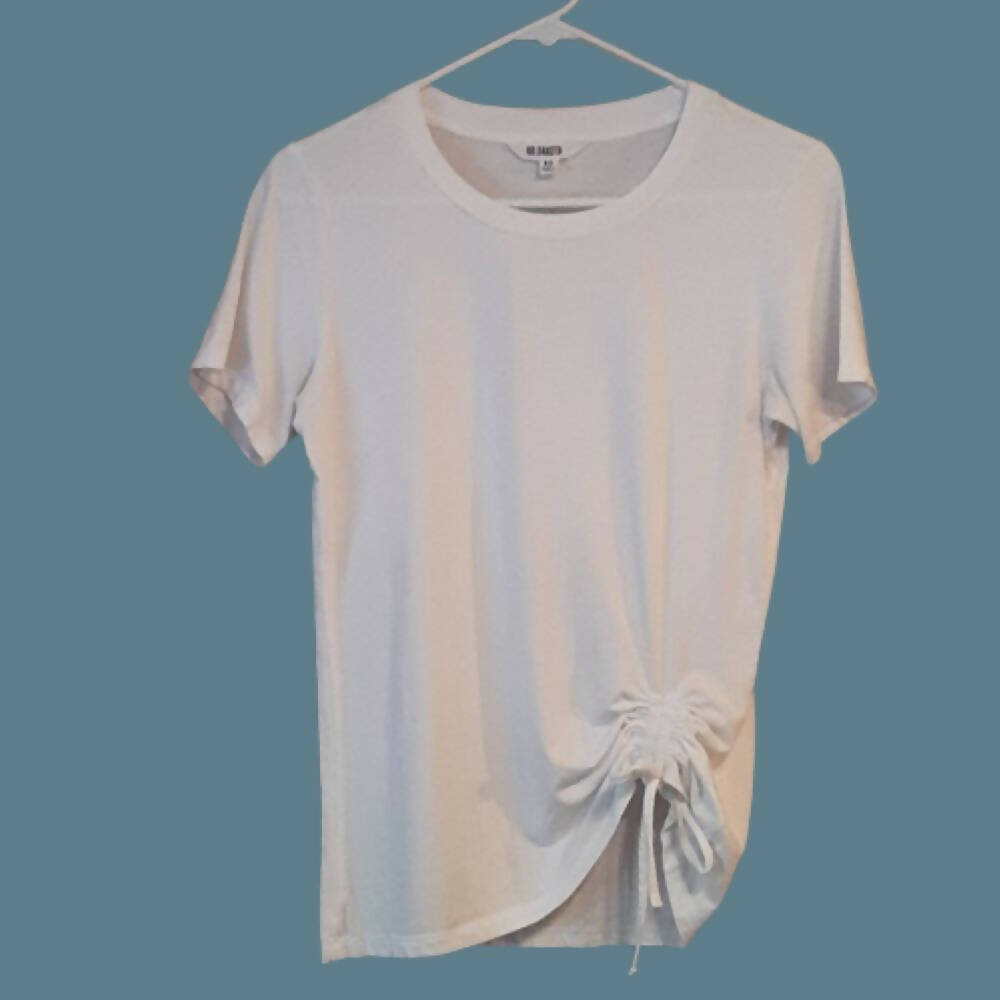 BB Dakota Ruched Detail Tee - /White