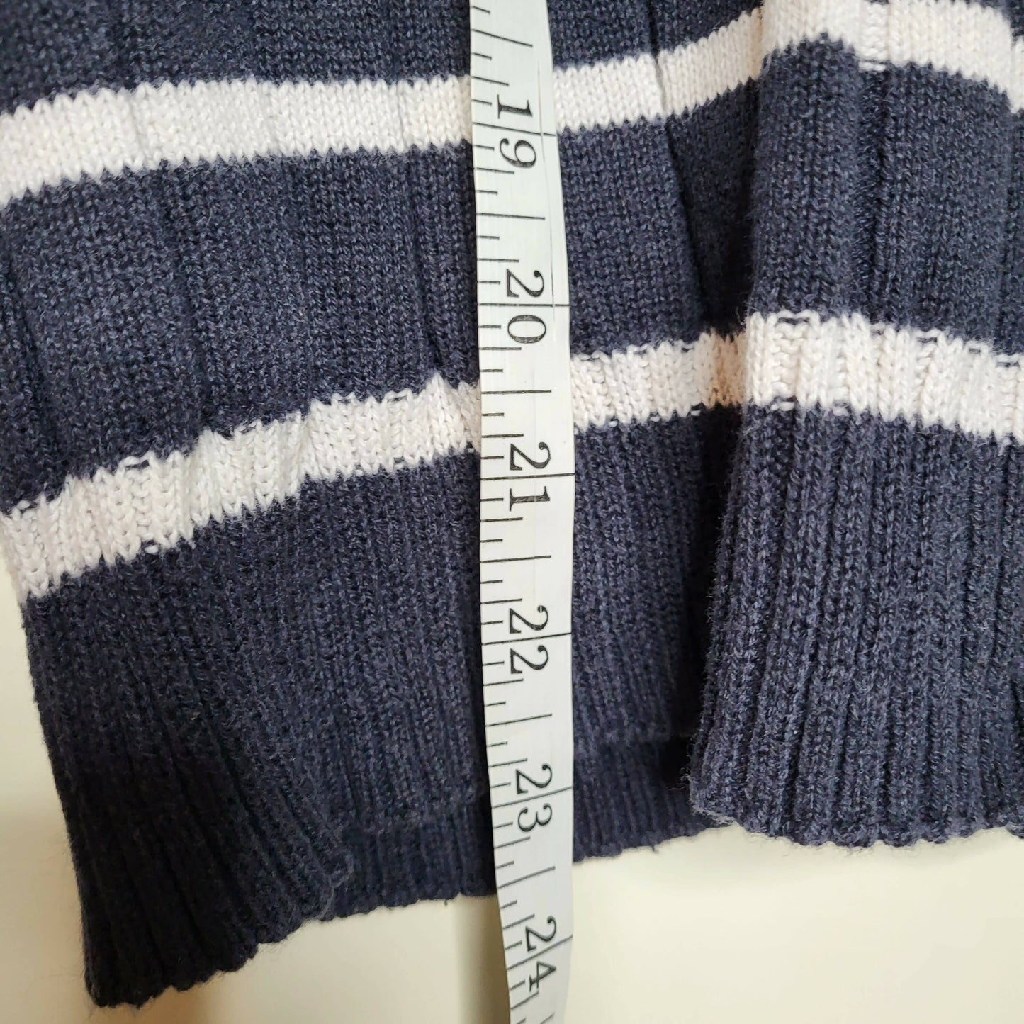 Equipment Ancelin Button Detail Sweater - Stripes - Black Multi/Eclipse/pristine