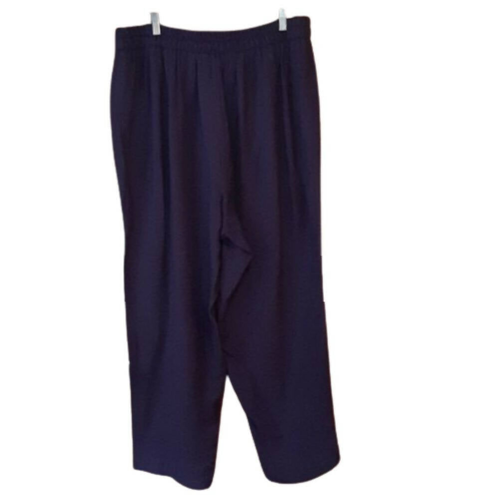 1. State Linen Ankle Pants - /Navy