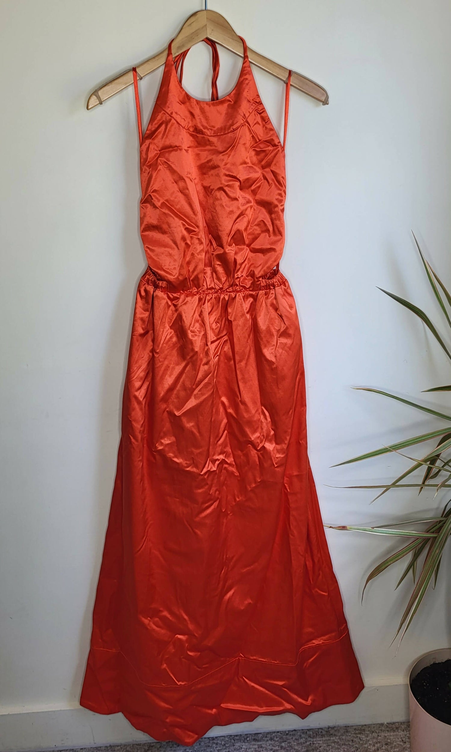 STAUD Sidney Maxi Dress - Orange