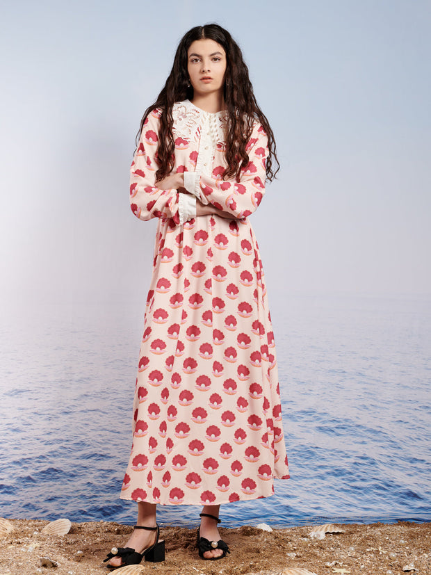 Pure Pearls Midi Dress