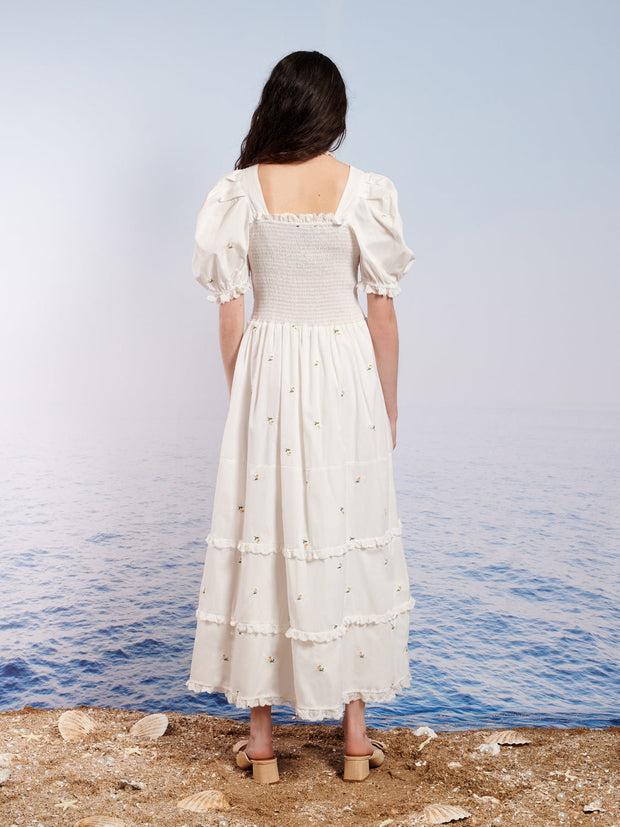 Coastland Petal Midi Dress