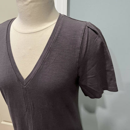 Lilla P Elbow Sleeve V-Neck Dress