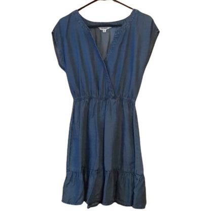 BB Dakota Chambray Wrap Dress - /Blue