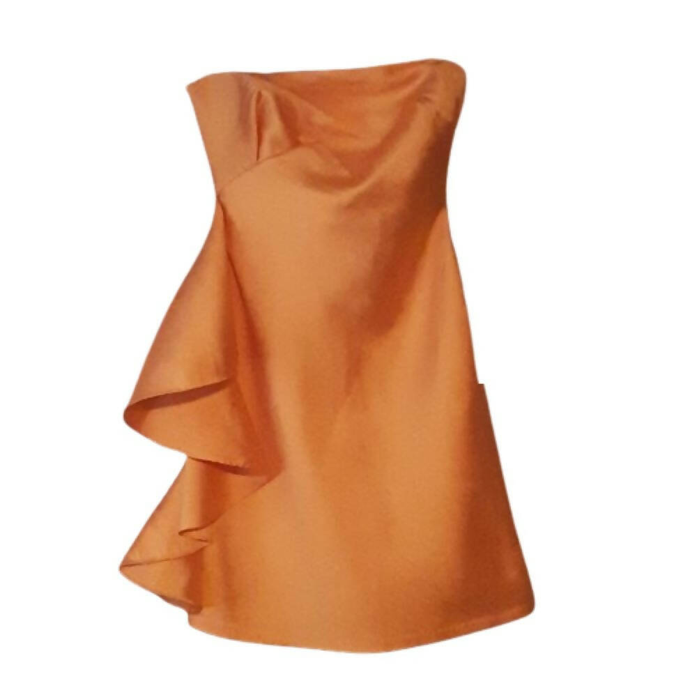 Sachin &amp; Babi Strapless Side-Ruffle Mini Dress