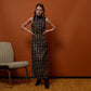 Vacationer Check Midi Dress