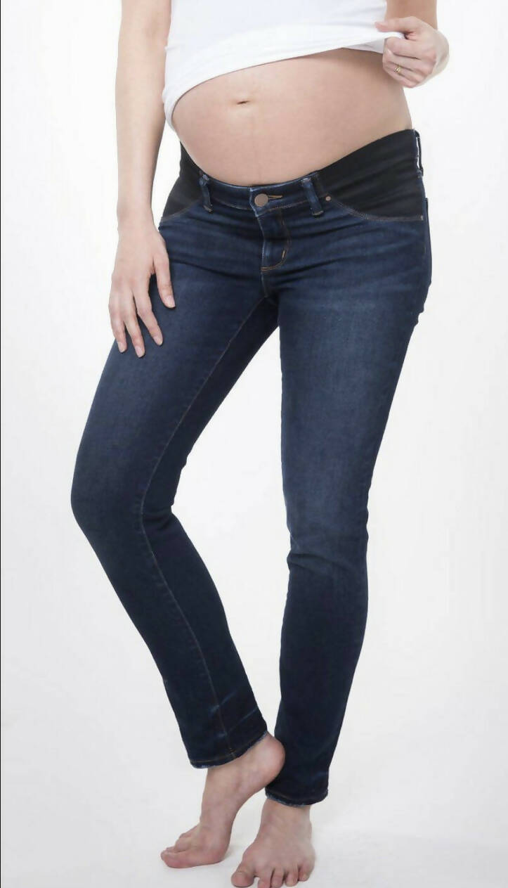 Nom Maternity Chelsea Under Belly Skinny Jeans - Blue