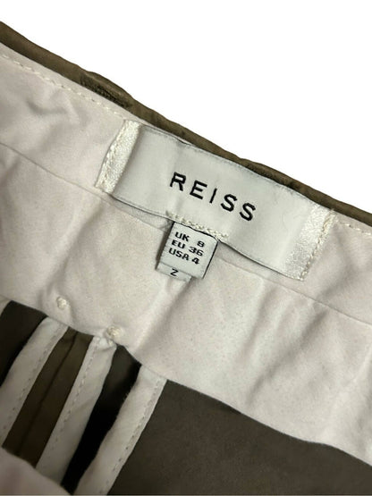 Reiss Mid-Rise Relaxed Turned-Up Chinos - Beige