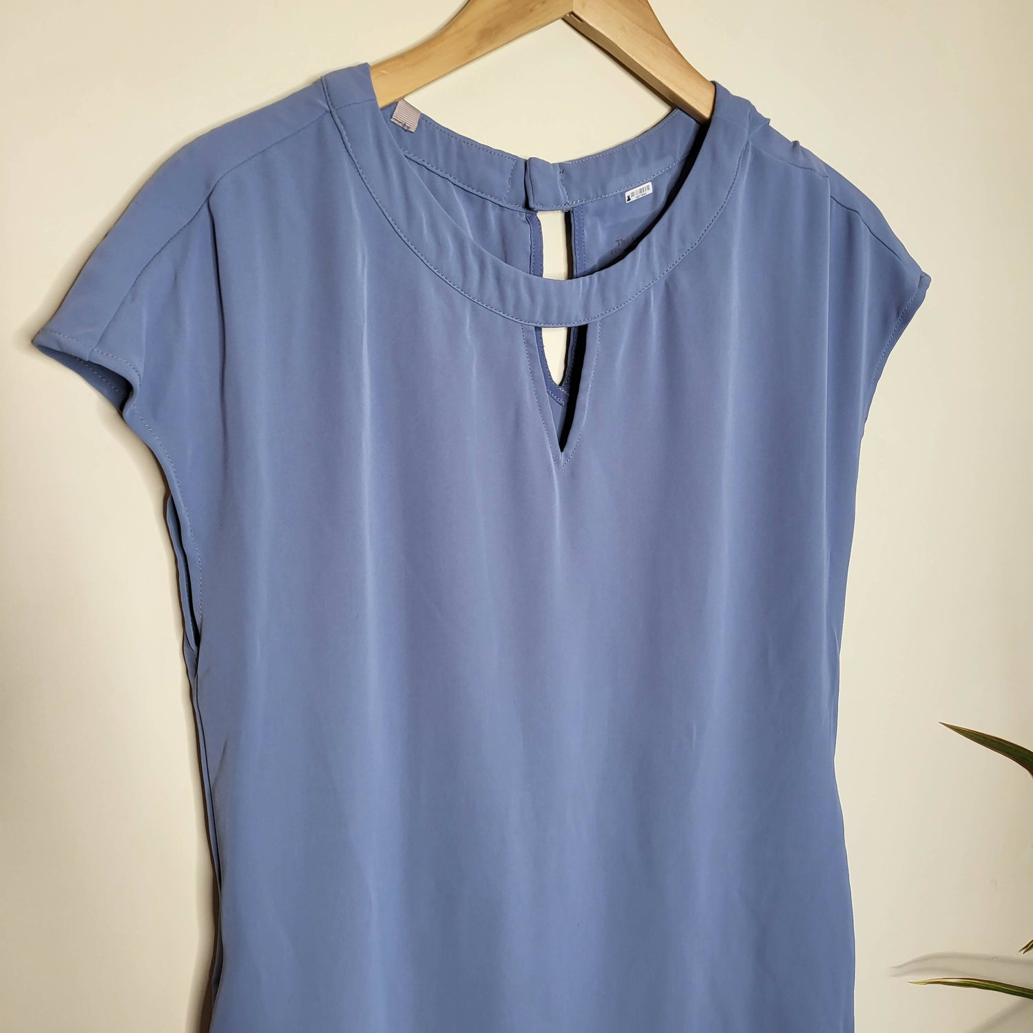 Elizabeth + Clarke All Hours A Line Dress with Keyhole - /Blue