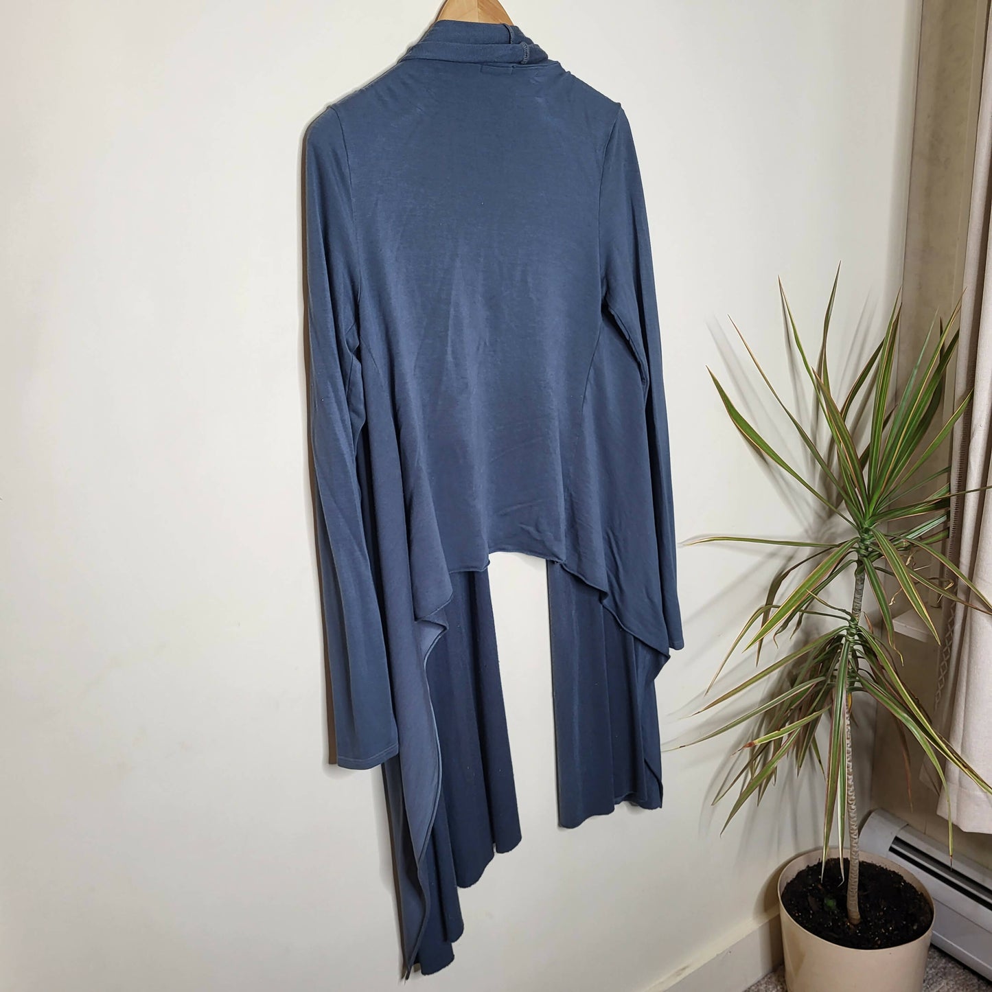 LAmade High-Low Draped Cardigan - /Blue - L