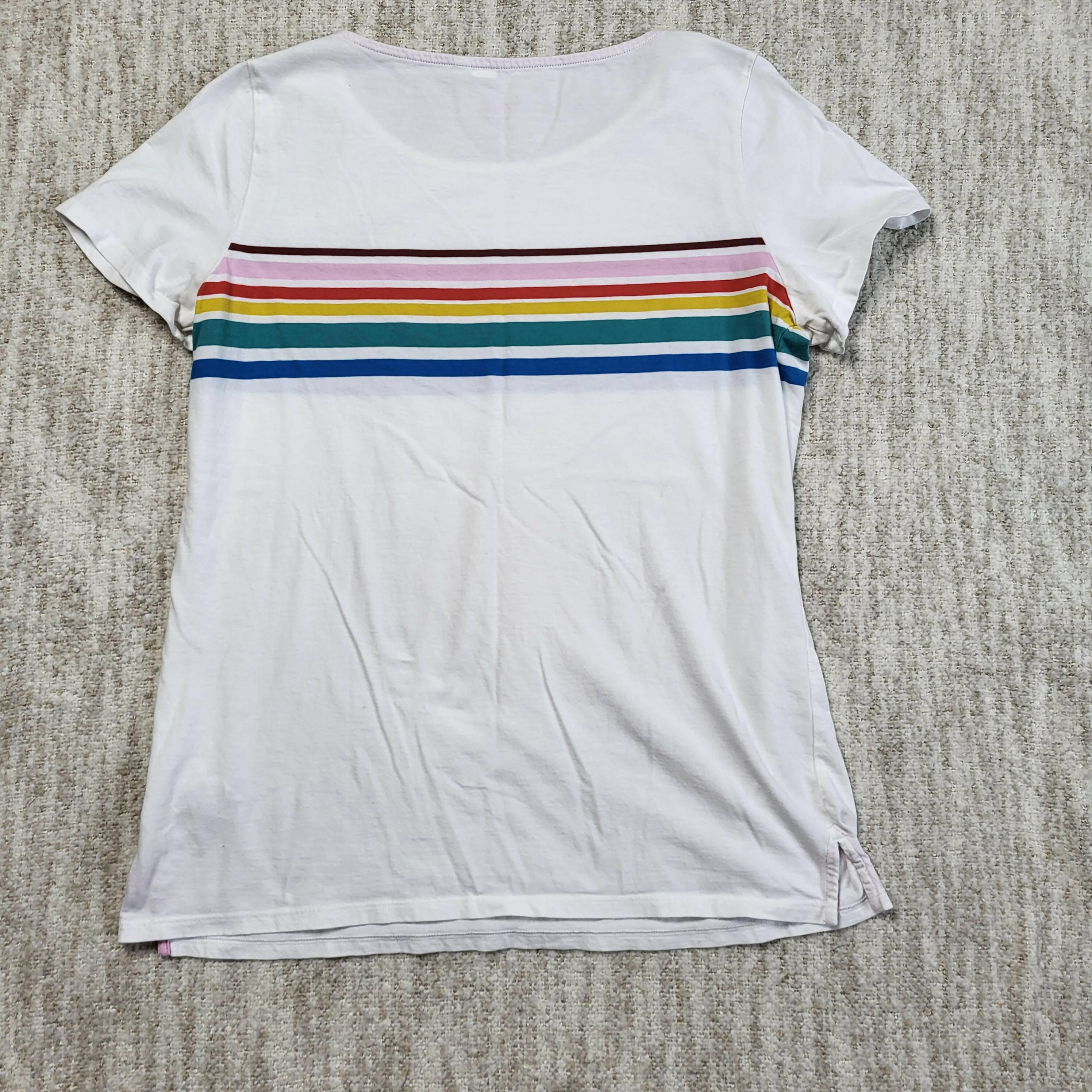 Boden Stripes Ahead of the Rest Rainbow t-shirt