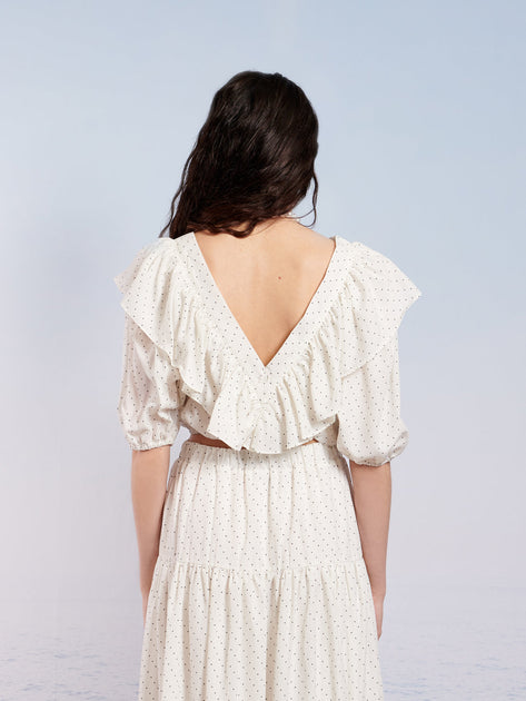 Seashells Ruffle Top