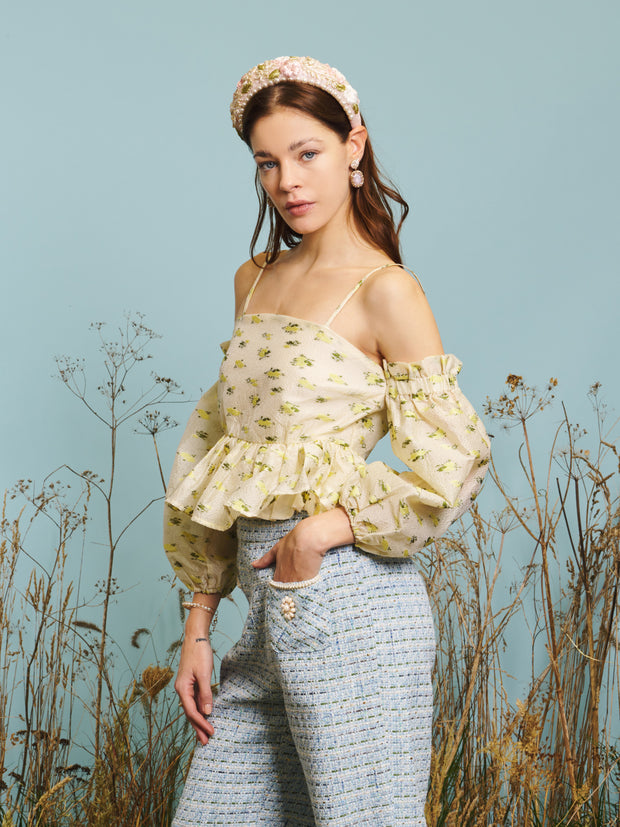 Meadow Jacquard Cami Top