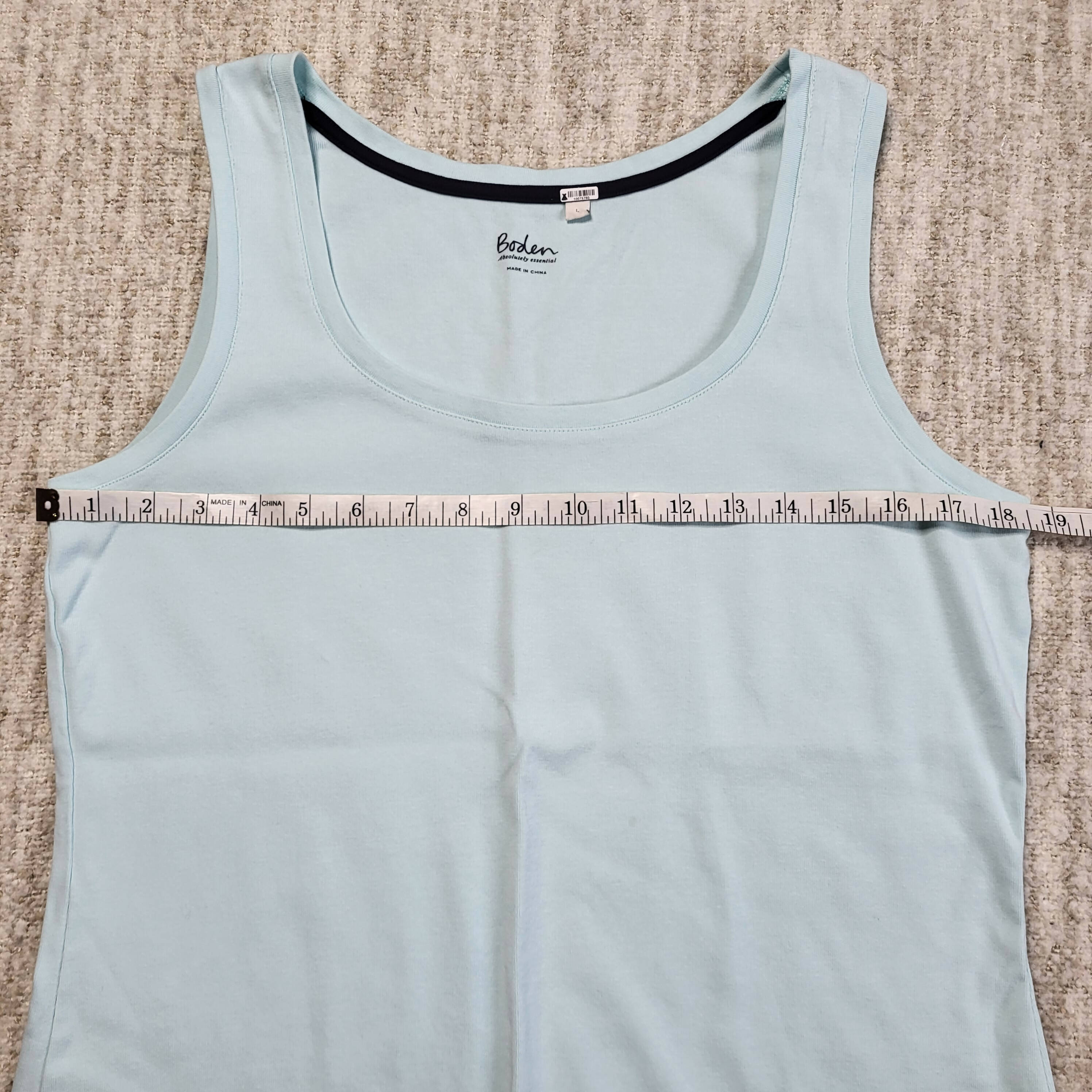 Boden Essential Tank Top - /Blue - L