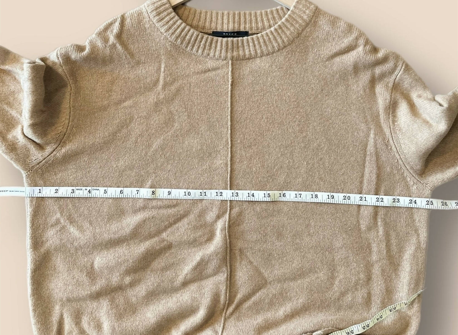 Brass Side Slits Long Sleeve Brene Sweater - /Brown