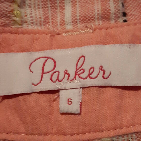 Parker Carlo Paperbag Shorts - Stripes - Pink Multi/Sunset Stripe