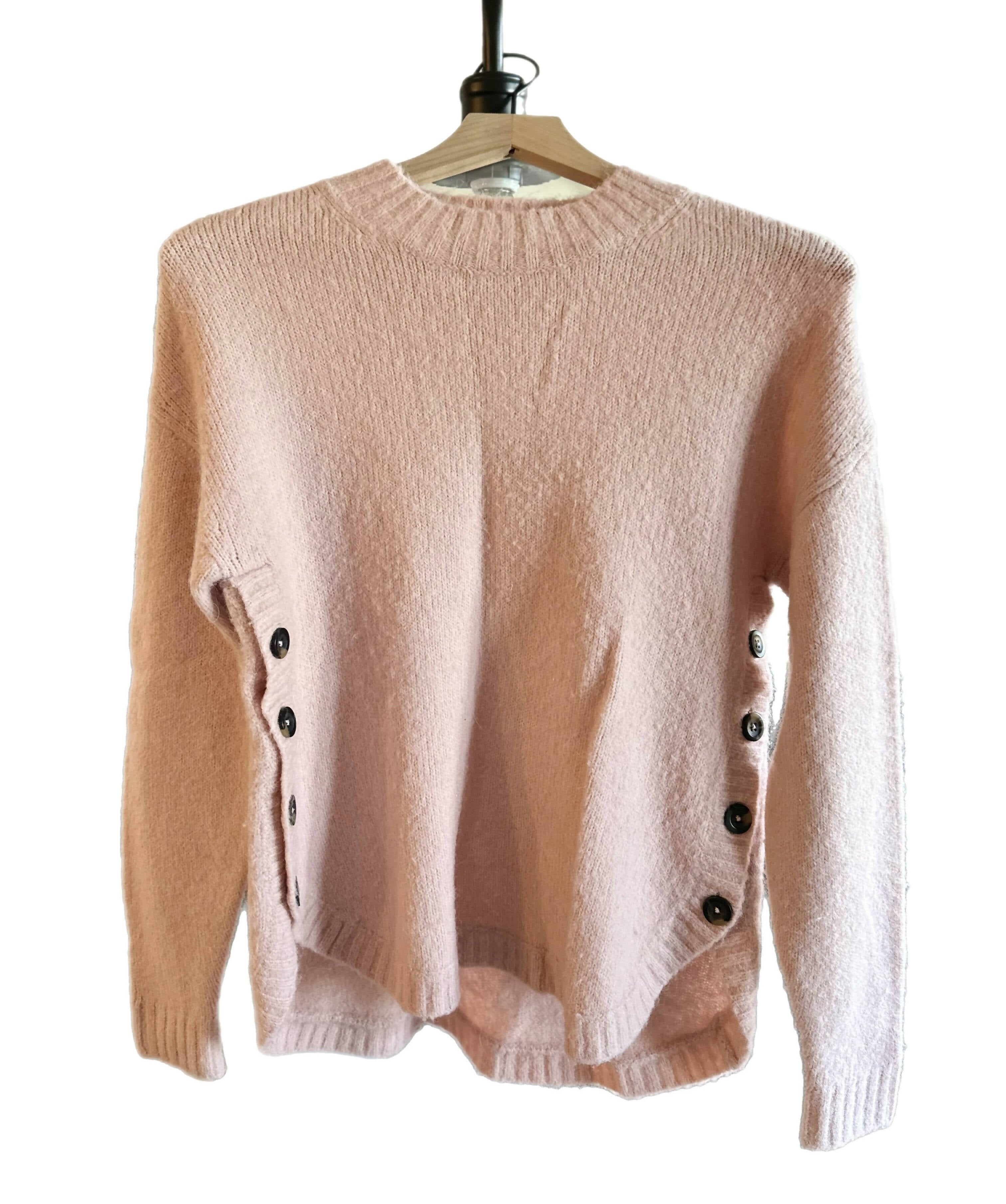 Boden Fluffy Side Button Sweater