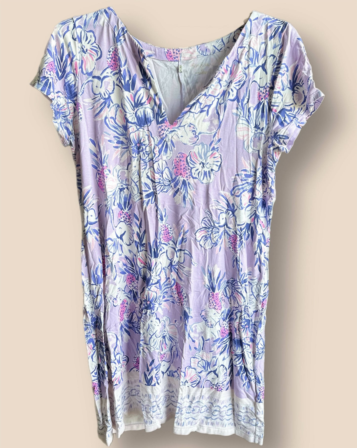 Lilly Pulitzer UPF 50+ Sophiletta Dress - Floral - Purple Multi/Light Lilac