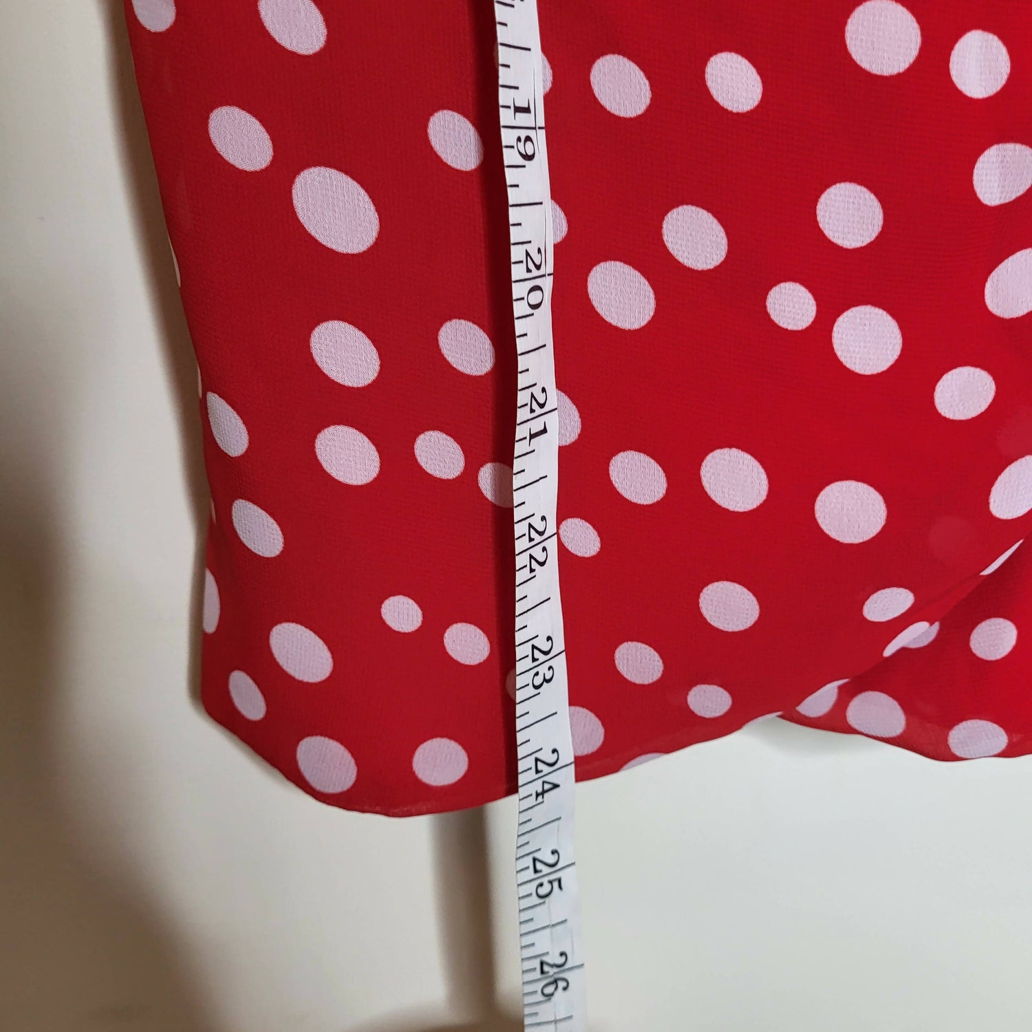 Lea &amp; Viola Polka-Dot Wrap Blouse - Polka Dot - Red Multi