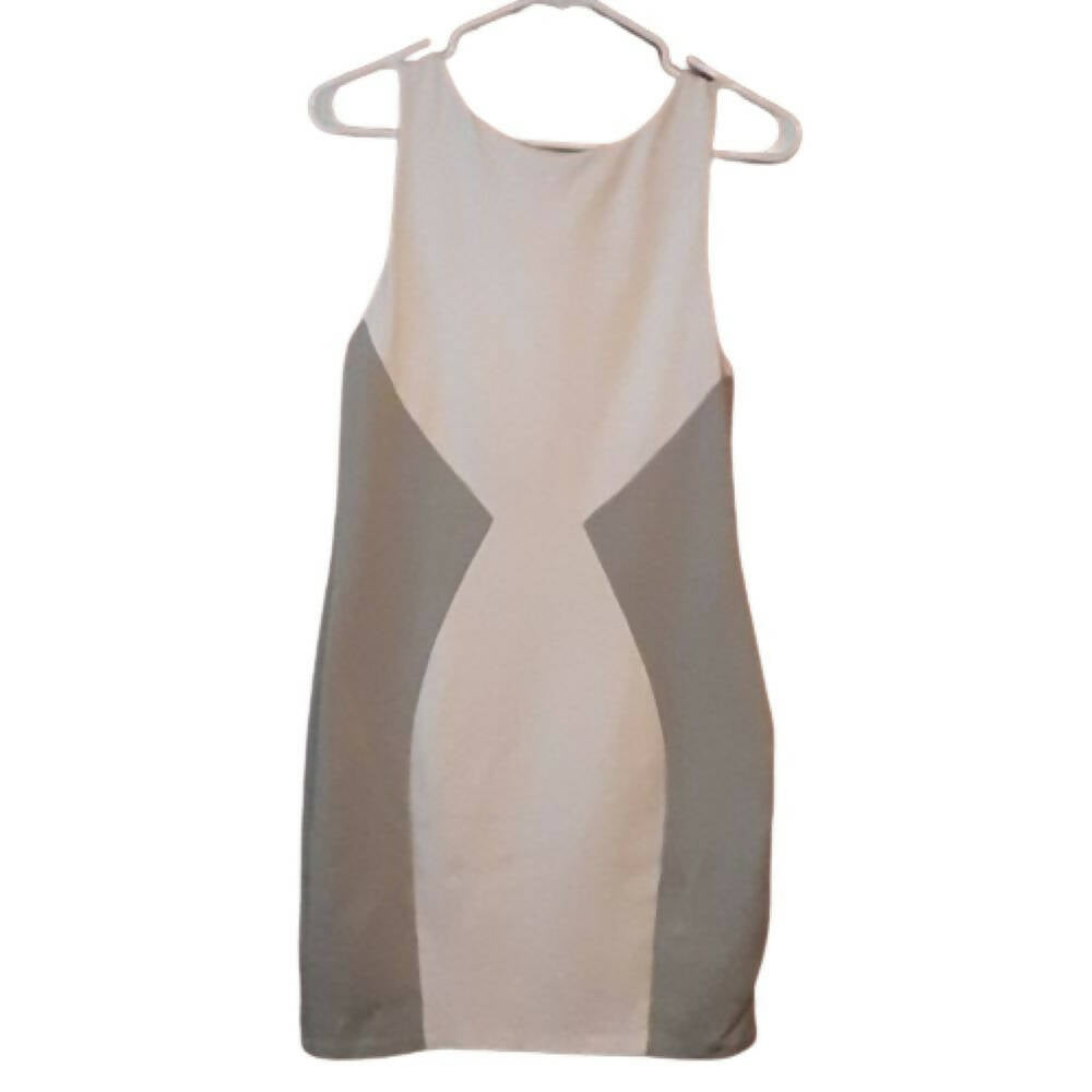 Tart Sleeveless Two Tone Colorblock Sheath Dress