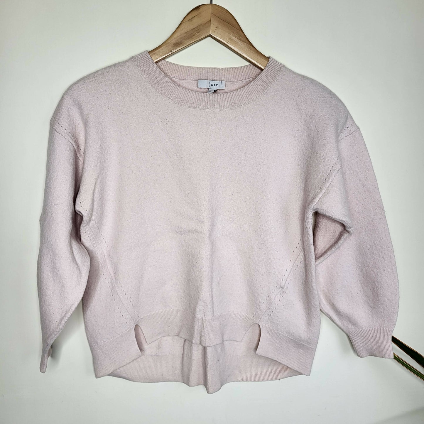 Joie Wool Split Hem Pullover - /Pink