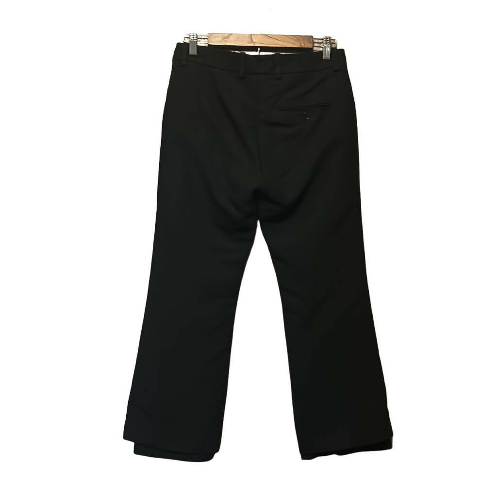 3.1 Phillip Lim Mid-Rise Cropped Flared Trouser - Black