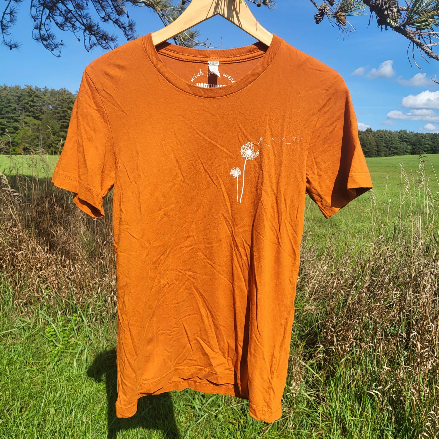 Wish You Were Northwest Wish Tee - /Orange - S