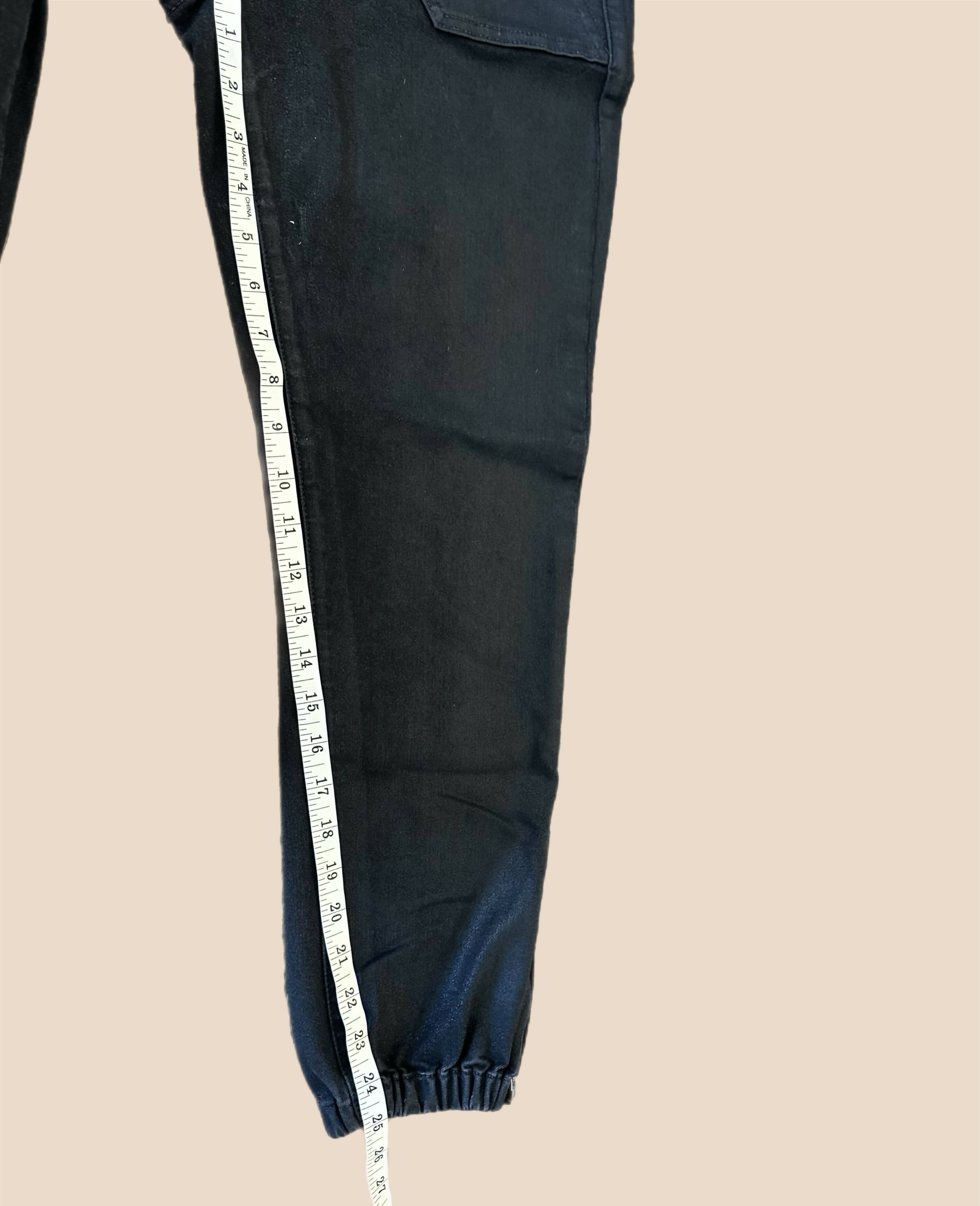 Paige Mayslie Luxe Coated Jogger - /Black