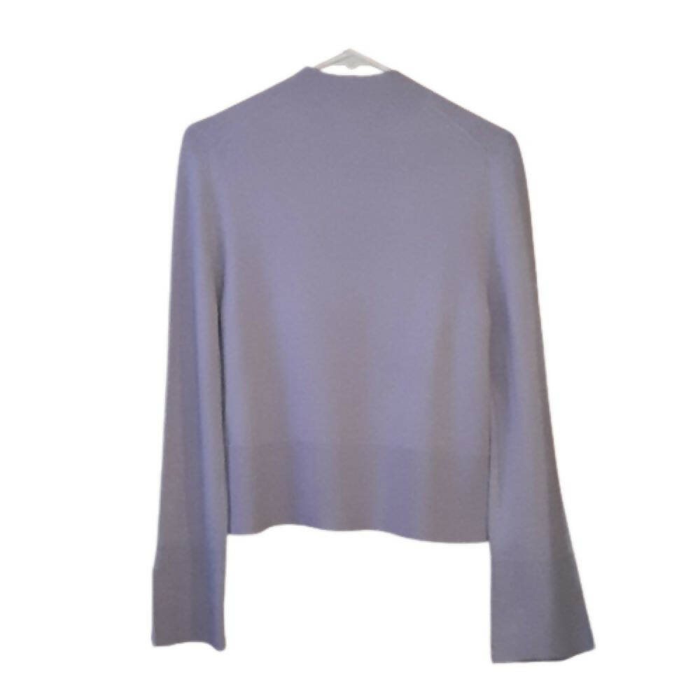 French Connection Babysoft Split Cuff Mock Neck Sweater - /Blue