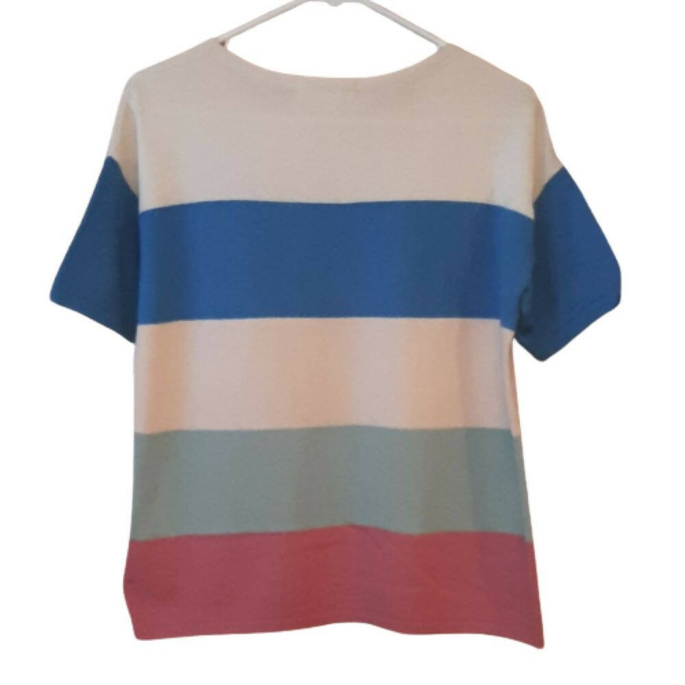 Boden Berkeley Knitted Tee - Stripes - Multi/Multi Stripe