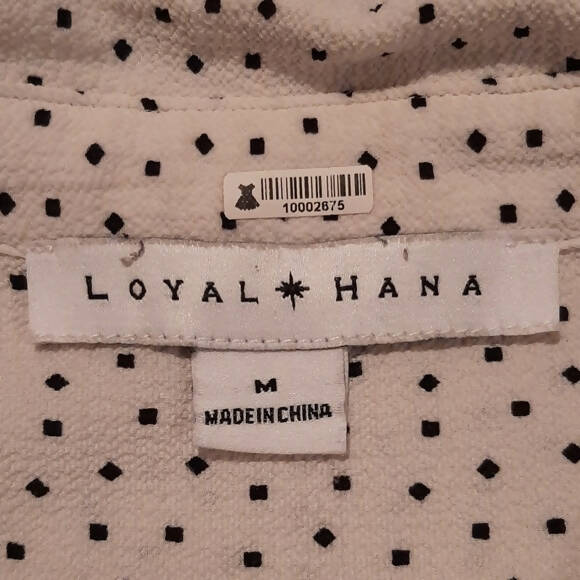 Loyal Hana SHANNON- Square Dot Nursing and Maternity Top