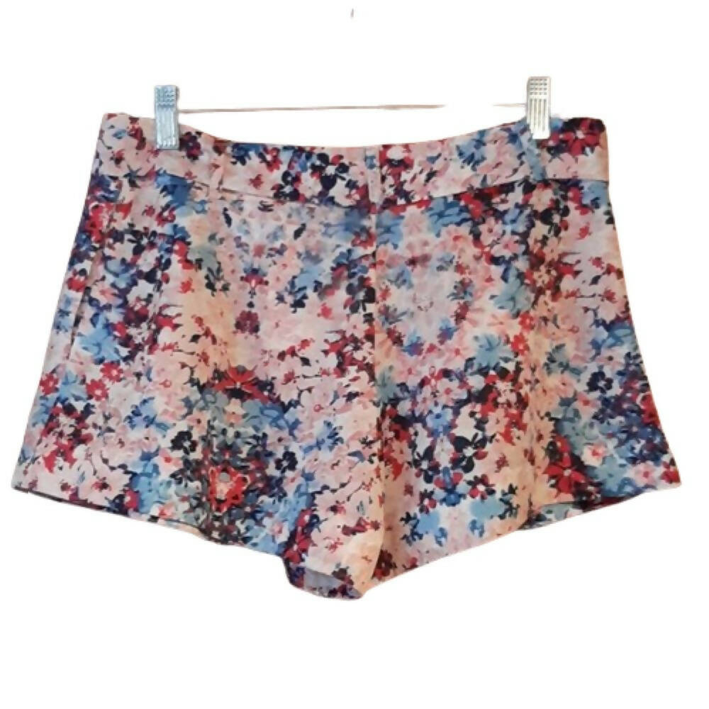 Parker Floral Print Pleated Shorts