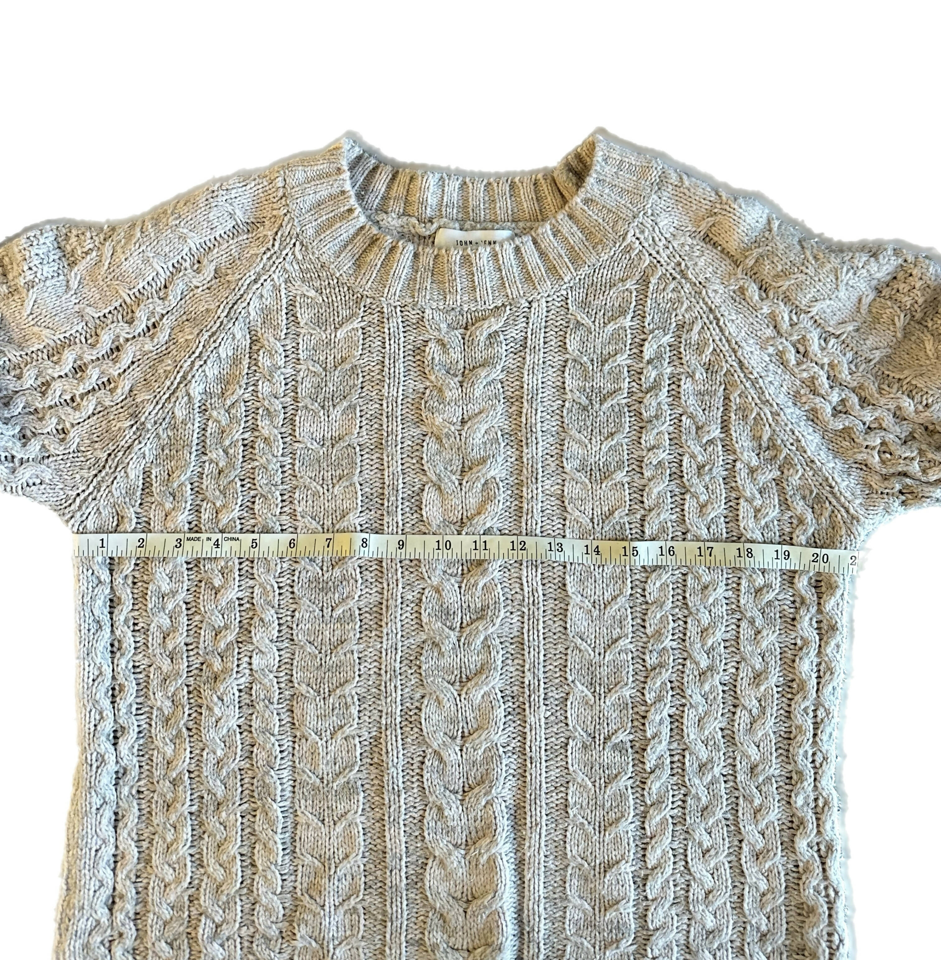 John &amp; Jenn Cable Knit Sweater - Pink