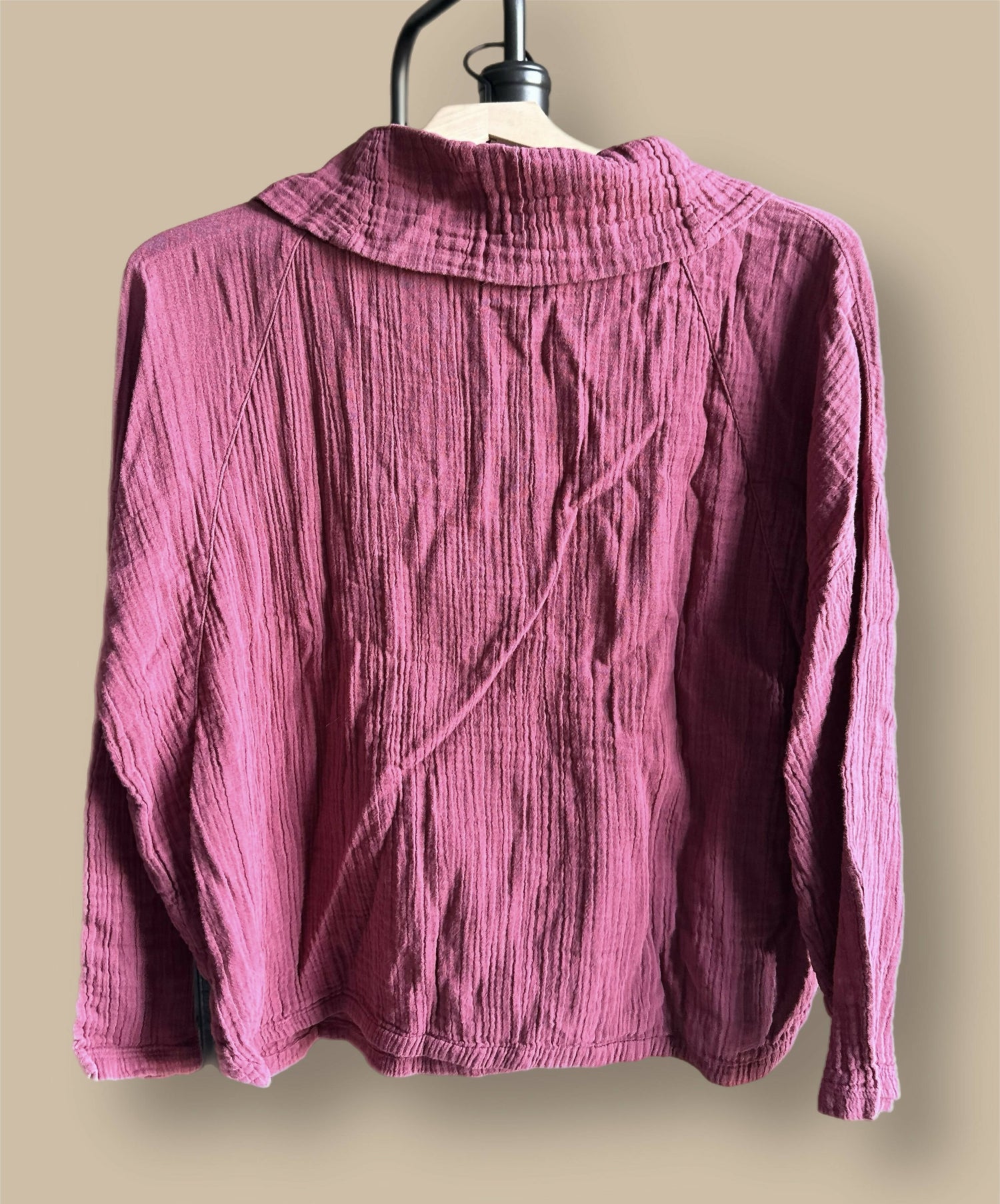 Lilla P OVERSIZED COWL NECK SWEATER - /Pink