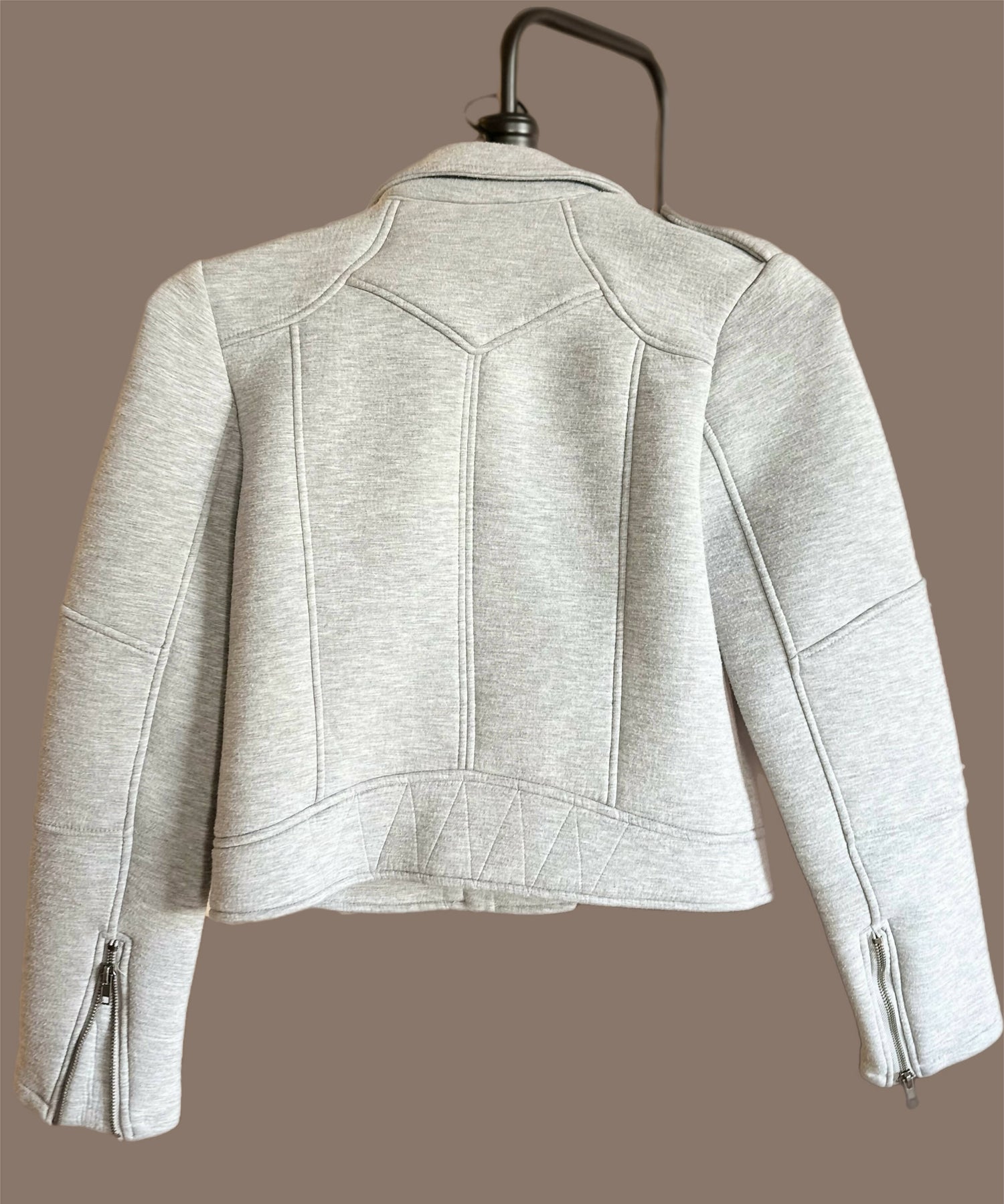 Cupcakes and Cashmere Long Sleeve Neoprene Moto Jacket