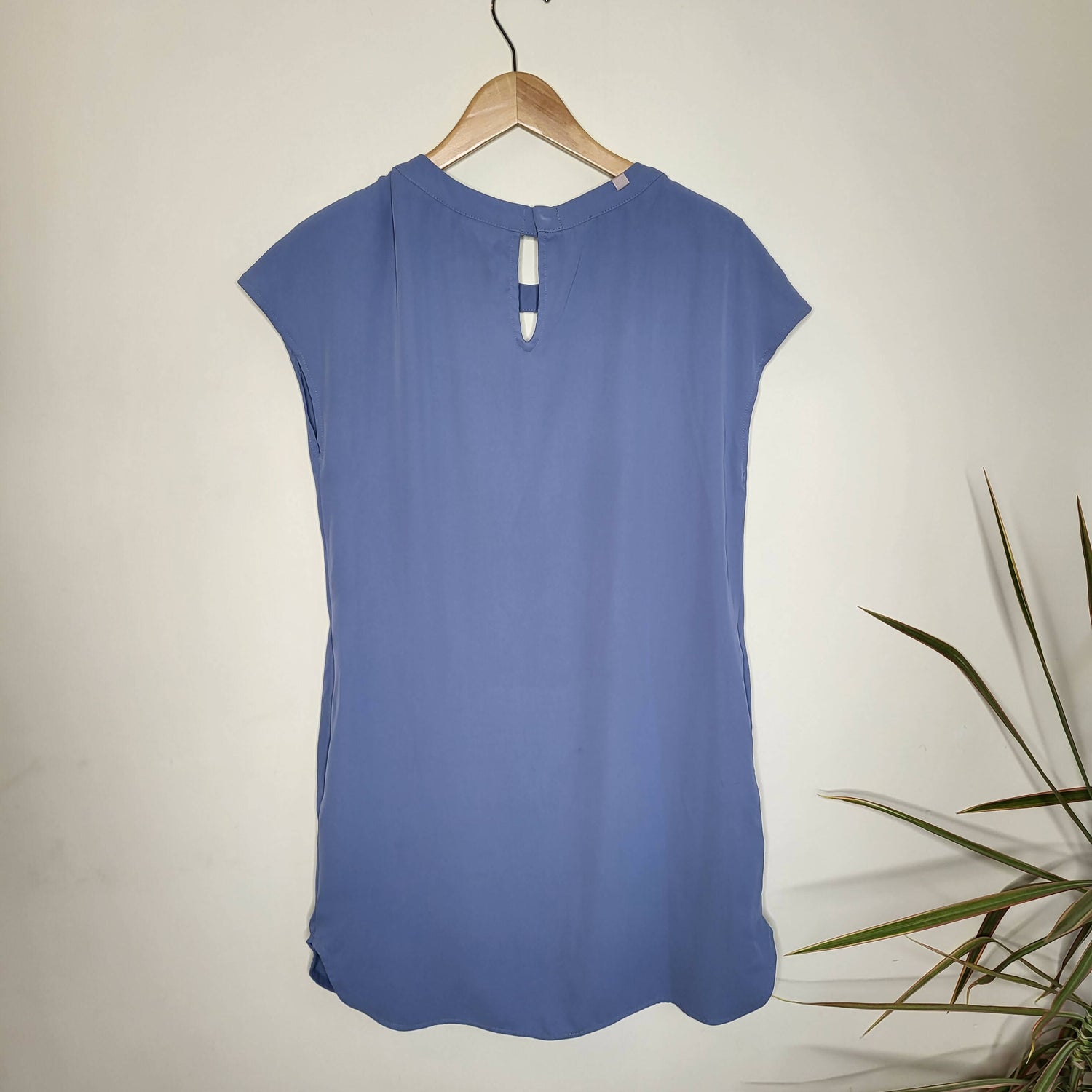 Elizabeth + Clarke All Hours A Line Dress with Keyhole - /Blue