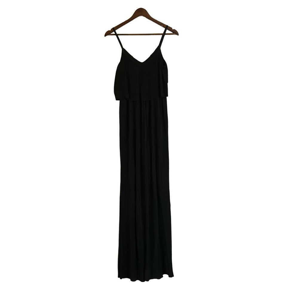 Catherine Catherine Malandrino V-Neck Wide Leg Jumpsuit - Black