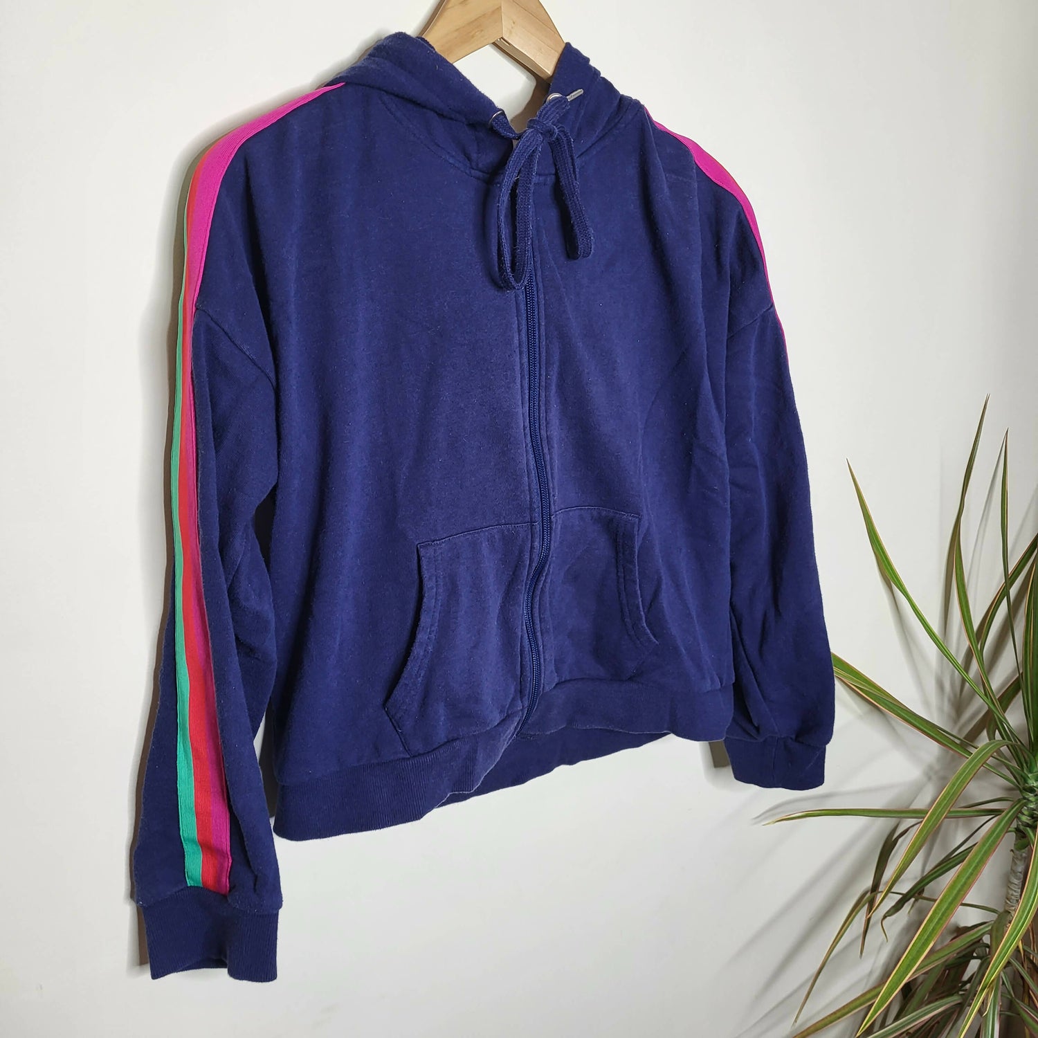 BB Dakota Hooded Zip Up Sweatshirt - /Blue Multi