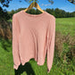 Lilla P Crewneck Puff Sleeve Sweater - /Pink - XL