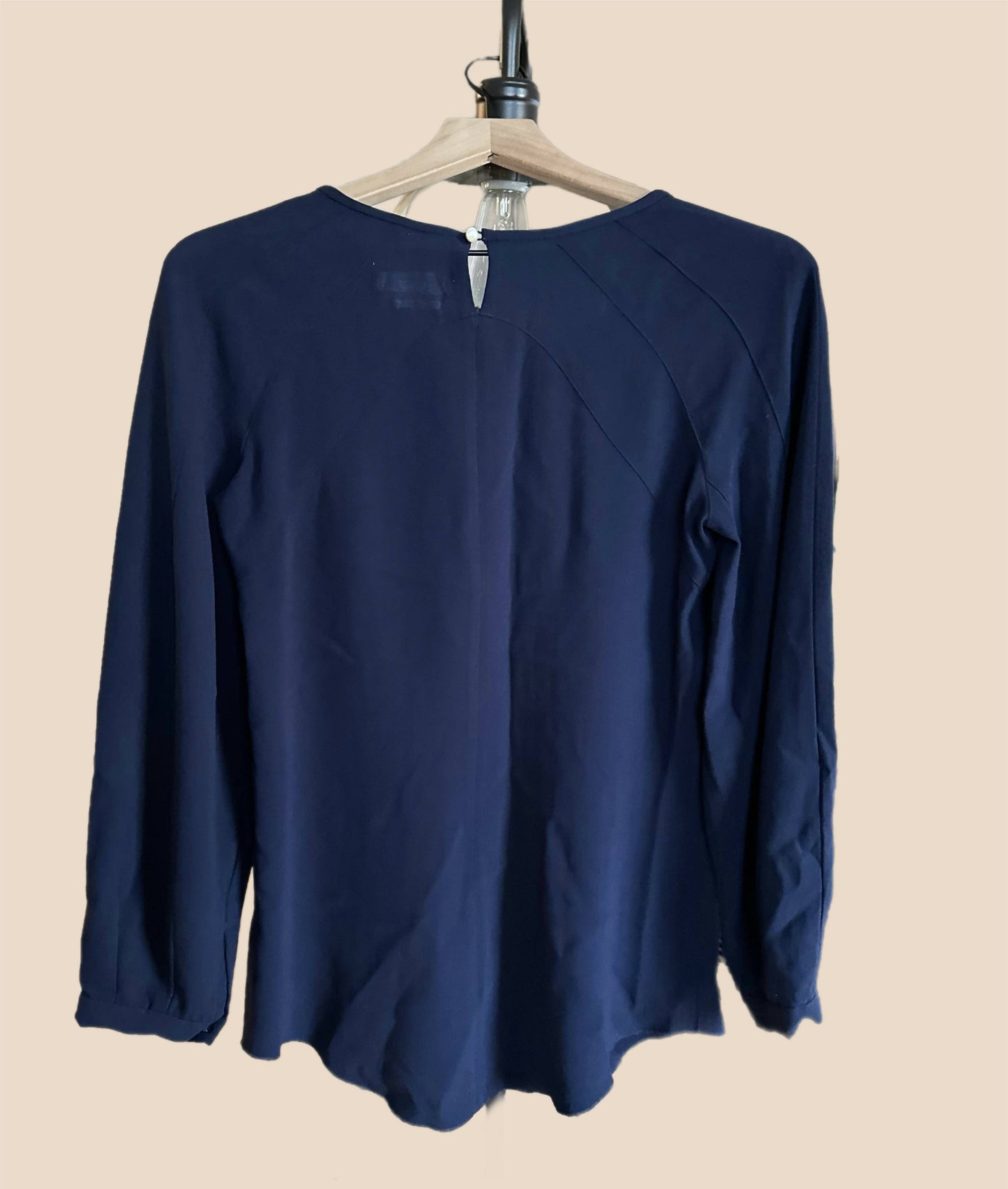 Isabel Marant Long Sleeve Ruched Blouse - Navy