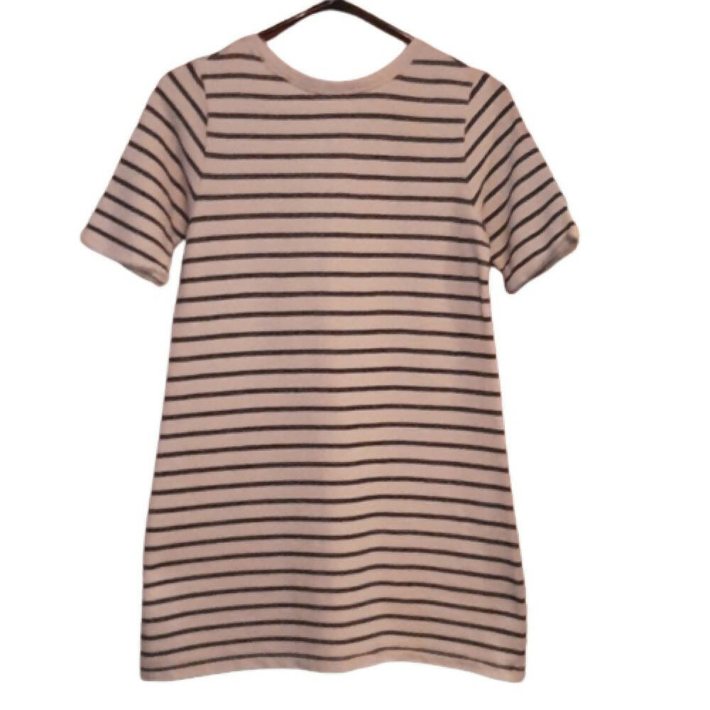 French Connection Normandy Stripe Tee Dress - Stripes - Beige Multi