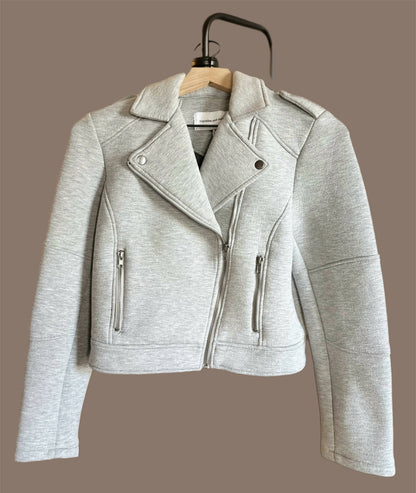 Cupcakes and Cashmere Long Sleeve Neoprene Moto Jacket