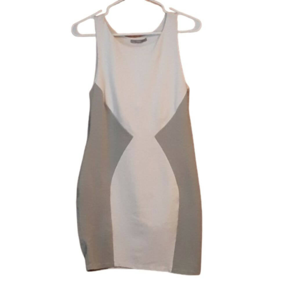 Tart Sleeveless Two Tone Colorblock Sheath Dress